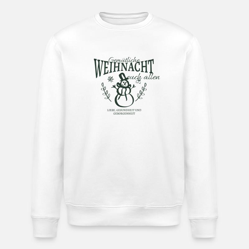 Schneemann - Stanley/Stella Unisex Bio-Sweatshirt ROLLER - Weiß