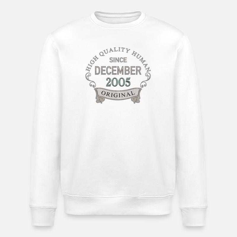 Since_December_2005 - Stanley/Stella Unisex Bio-Sweatshirt ROLLER - Weiß