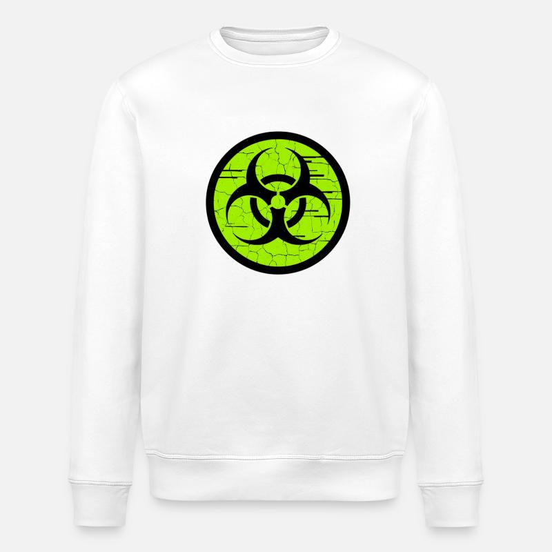 unterirdische Biogefährdung - Stanley/Stella Unisex Bio-Sweatshirt ROLLER - Weiß