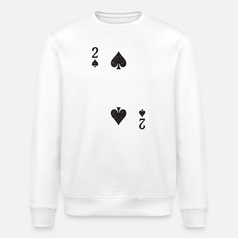 Zwei Pik - Stanley/Stella Unisex Bio-Sweatshirt ROLLER - Weiß