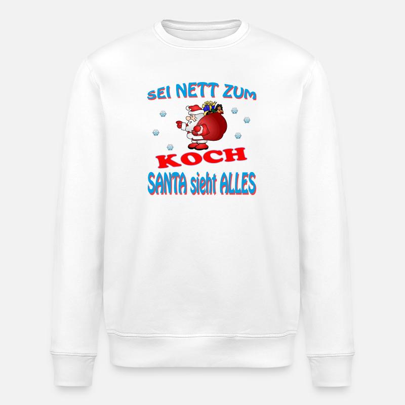 SANTA KOCH - Stanley/Stella Unisex Bio-Sweatshirt ROLLER - Weiß