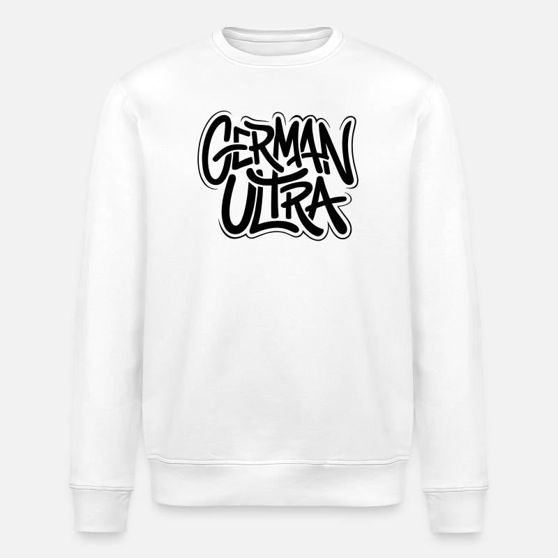 German ultra - Stanley/Stella ROLLER Unisex Organic Sweatshirt - white