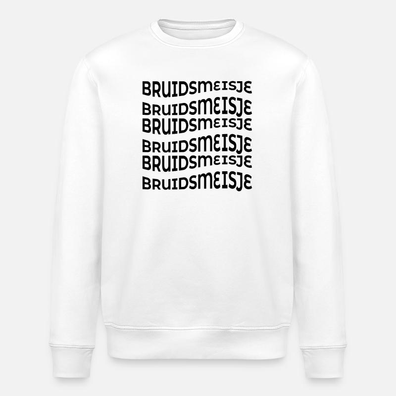 BRAUTJUNGFER - Stanley/Stella Unisex Bio-Sweatshirt ROLLER - Weiß