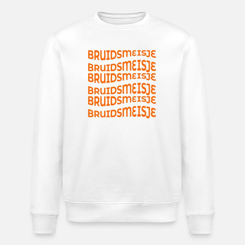 BRUIDSMEISJE BRUID - Stanley/Stella Unisex Bio-Sweatshirt ROLLER - Weiß