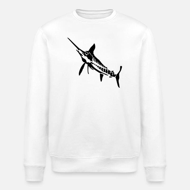 Speerfisch - Stanley/Stella Unisex Bio-Sweatshirt ROLLER - Weiß