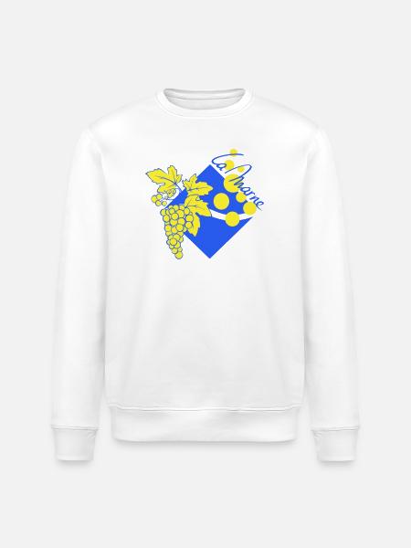 Logo revisited the Marne - Stanley/Stella ROLLER Unisex Organic Sweatshirt - white