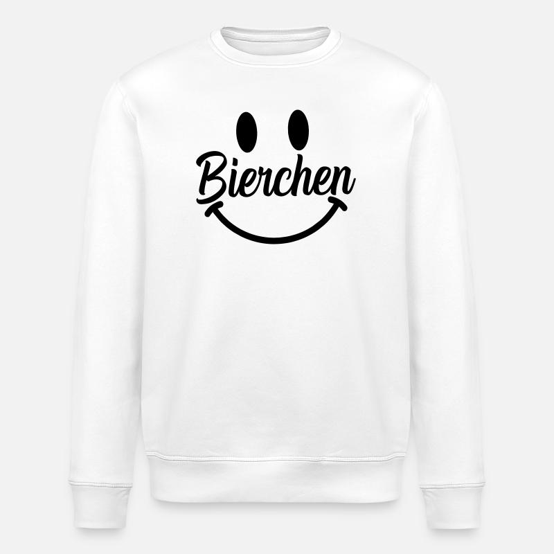 Smile Bierchen - Stanley/Stella Unisex Bio-Sweatshirt ROLLER - Weiß