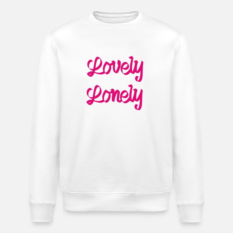 Schön einsam - Stanley/Stella Unisex Bio-Sweatshirt ROLLER - Weiß