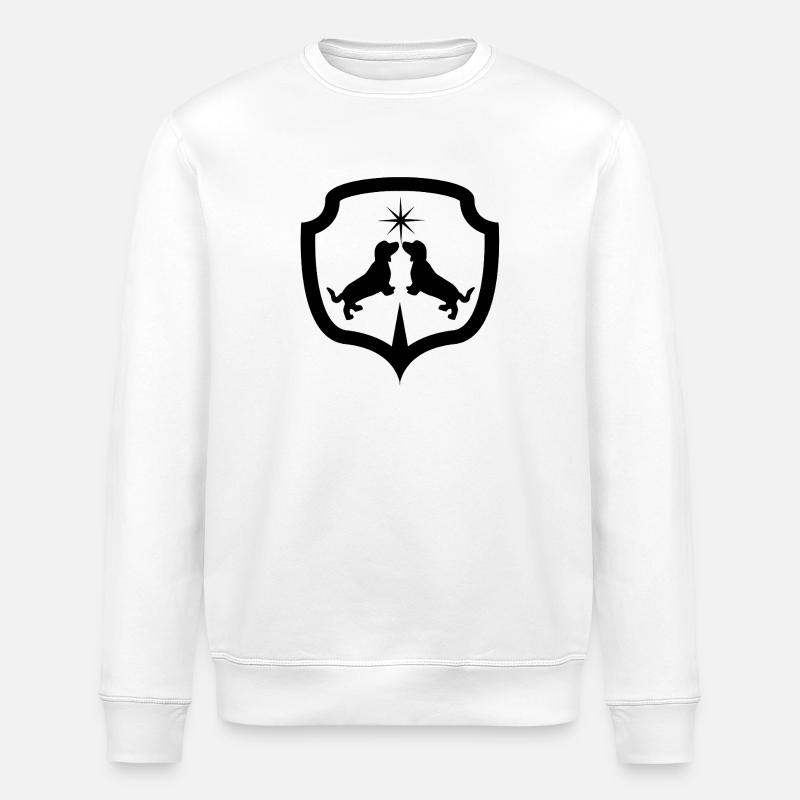 Teckel - Sweat bio ROLLER Stanley/Stella Unisexe - blanc