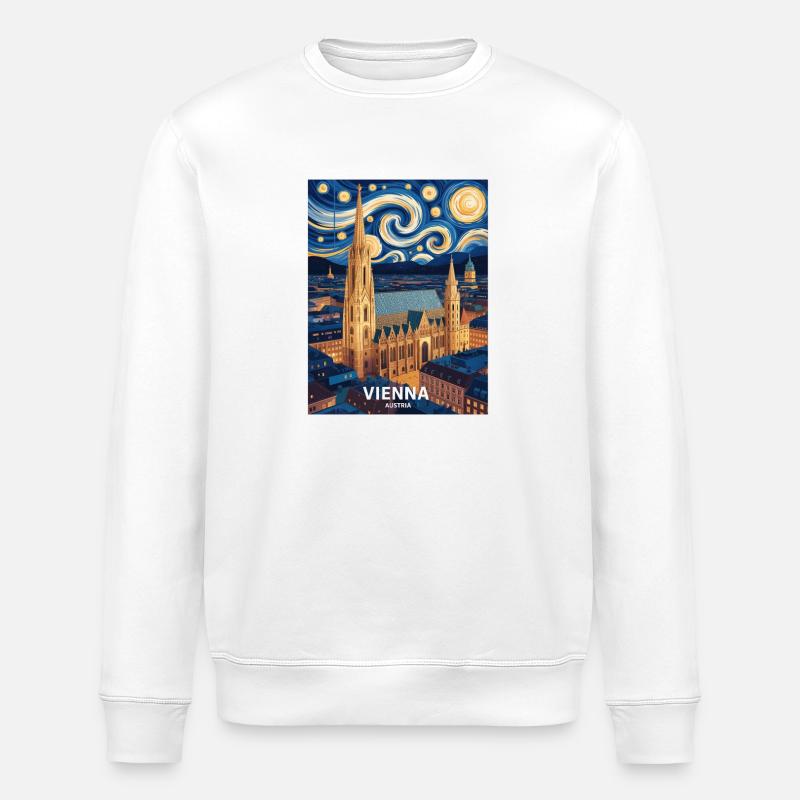 Wien - Stanley/Stella Unisex Bio-Sweatshirt ROLLER - Weiß