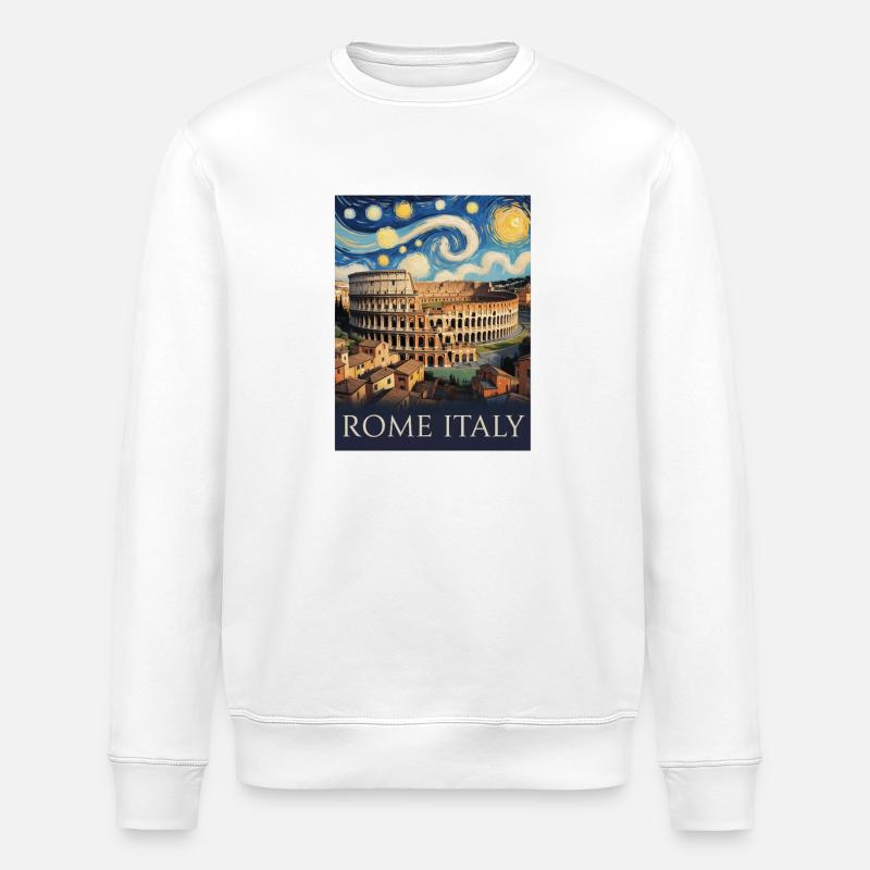 Rome - Sweat bio ROLLER Stanley/Stella Unisexe - blanc