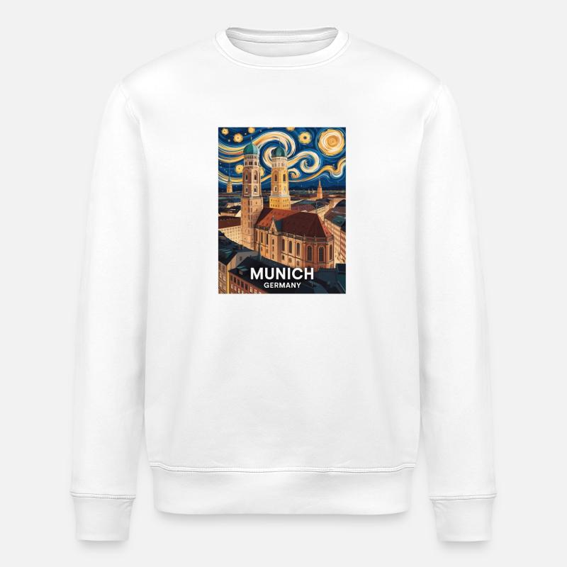 München - Stanley/Stella Unisex Bio-Sweatshirt ROLLER - Weiß