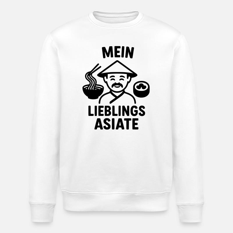 Lieblings Asiate Essen - Stanley/Stella Unisex Bio-Sweatshirt ROLLER - Weiß