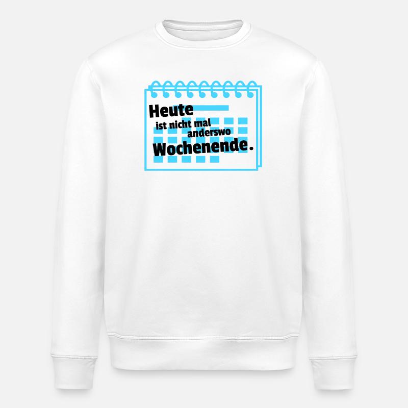 Nowhere weekend - Stanley/Stella ROLLER Unisex Organic Sweatshirt - white
