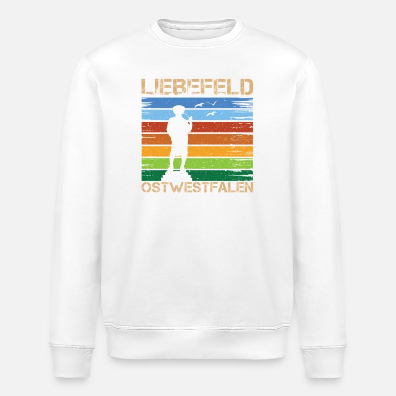Liebefeld ❤ Leineweber - Stanley/Stella ROLLER Unisex Organic Sweatshirt - white