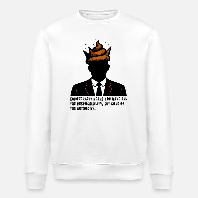 Principes de Leadershit - Sweat bio ROLLER Stanley/Stella Unisexe - blanc