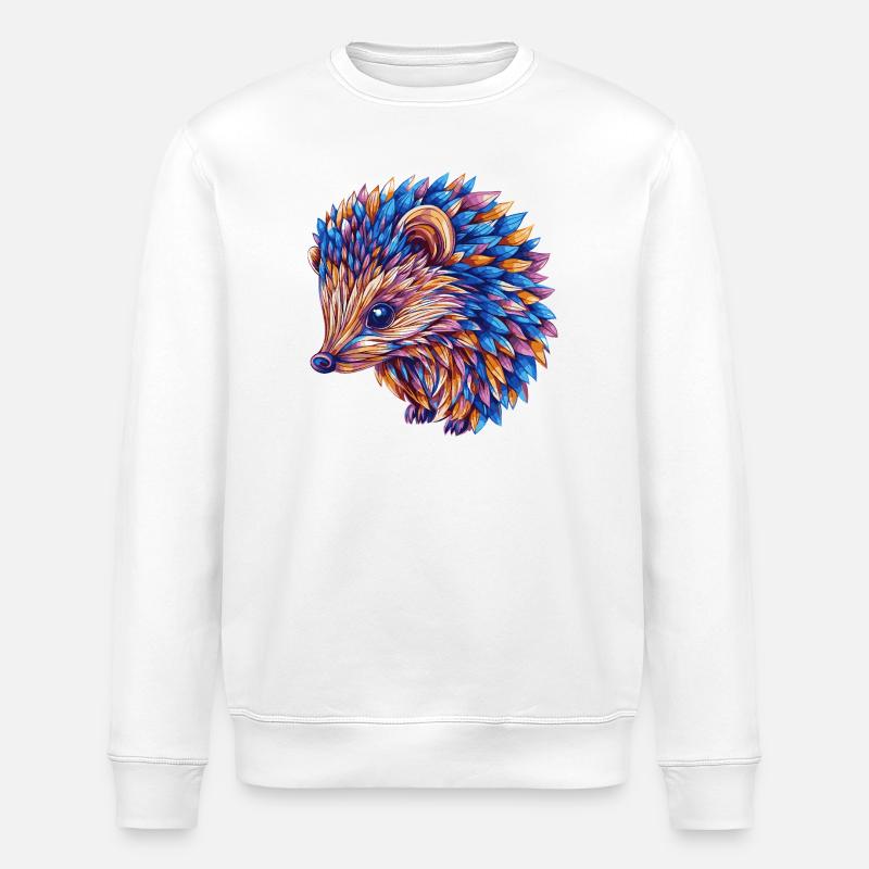 Igel Bunt - Stanley/Stella Unisex Bio-Sweatshirt ROLLER - Weiß