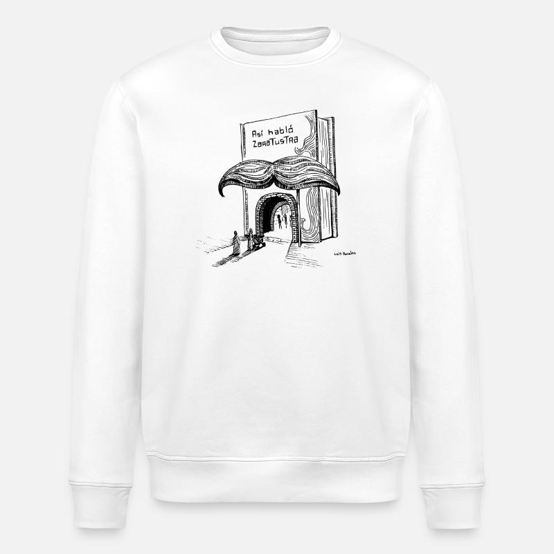 Nietzsche - Stanley/Stella Unisex Bio-Sweatshirt ROLLER - Weiß