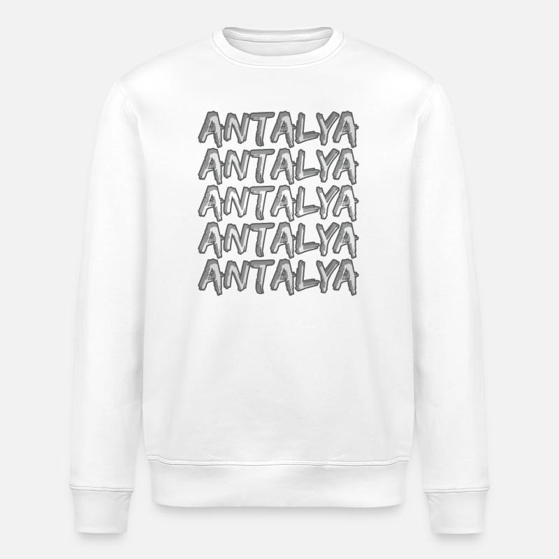 Antalya - Sweat bio ROLLER Stanley/Stella Unisexe - blanc
