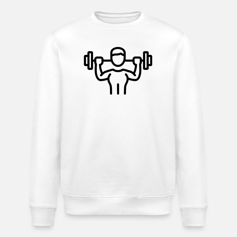 musculation - Sweat bio ROLLER Stanley/Stella Unisexe - blanc