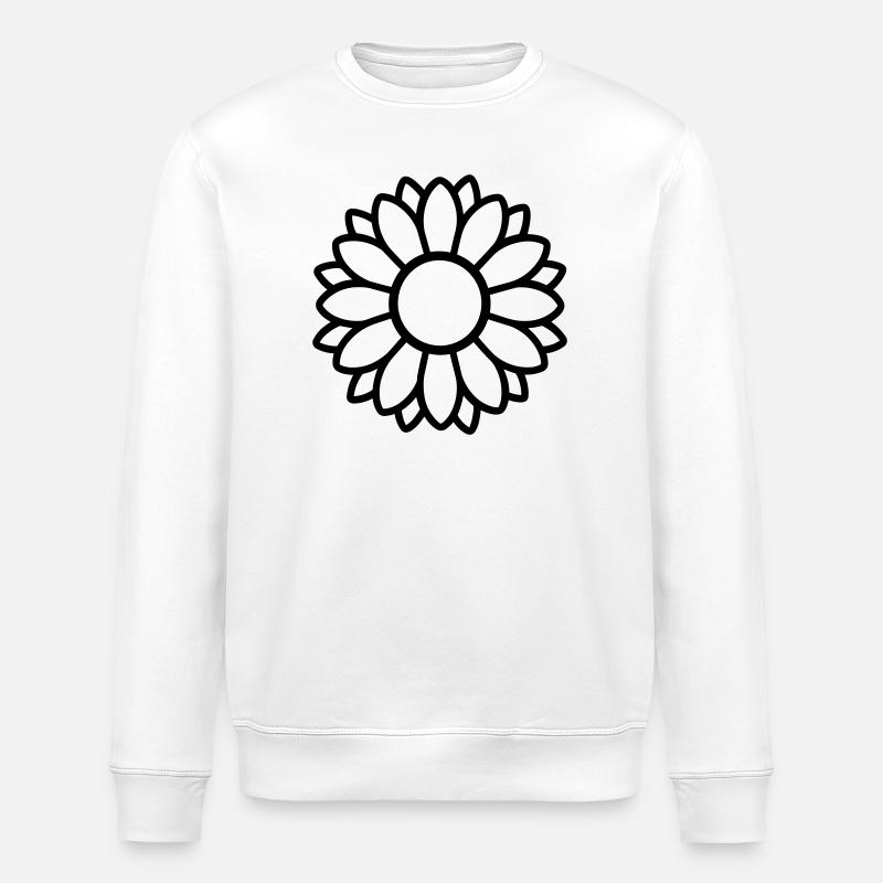 tournesol - Sweat bio ROLLER Stanley/Stella Unisexe - blanc