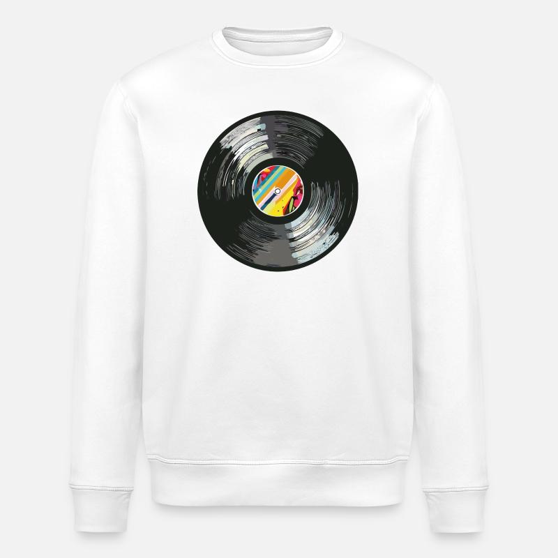 Vinyl_6 - Sweat bio ROLLER Stanley/Stella Unisexe - blanc