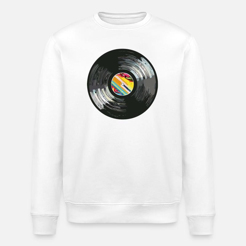 Vinyl_4 - Stanley/Stella Unisex Bio-Sweatshirt ROLLER - Weiß