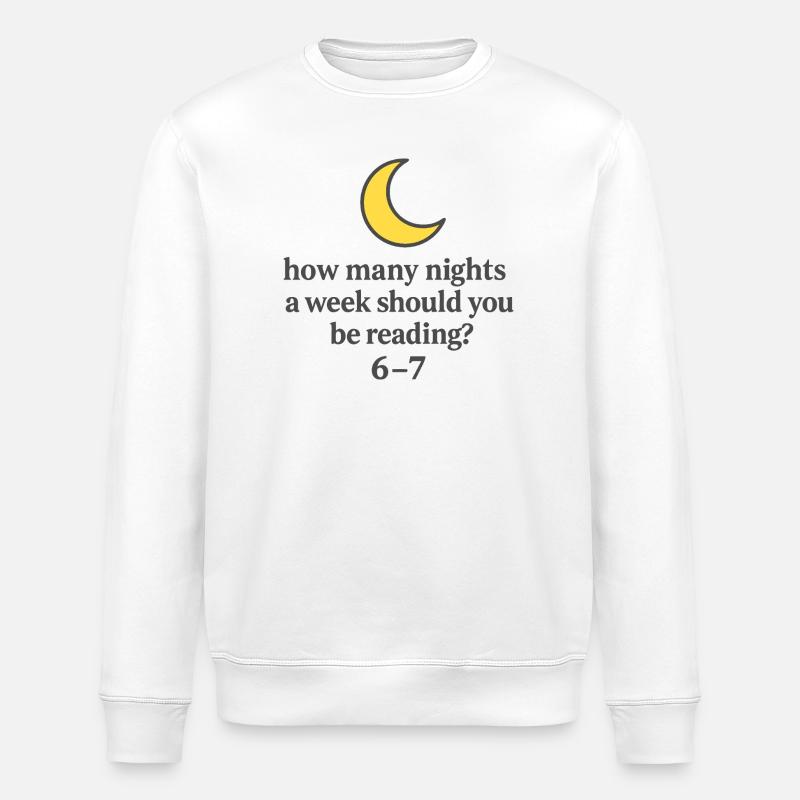 Professeur d’anglais Six Seven - Sweat bio ROLLER Stanley/Stella Unisexe - blanc