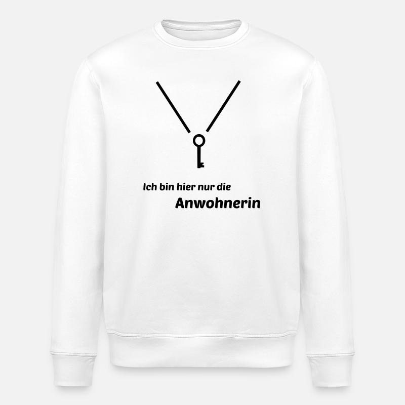 Anwohnerin - Stanley/Stella Unisex Bio-Sweatshirt ROLLER - Weiß