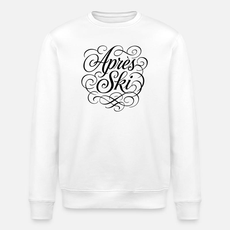 Apres Ski Spruch - Stanley/Stella Unisex Bio-Sweatshirt ROLLER - Weiß