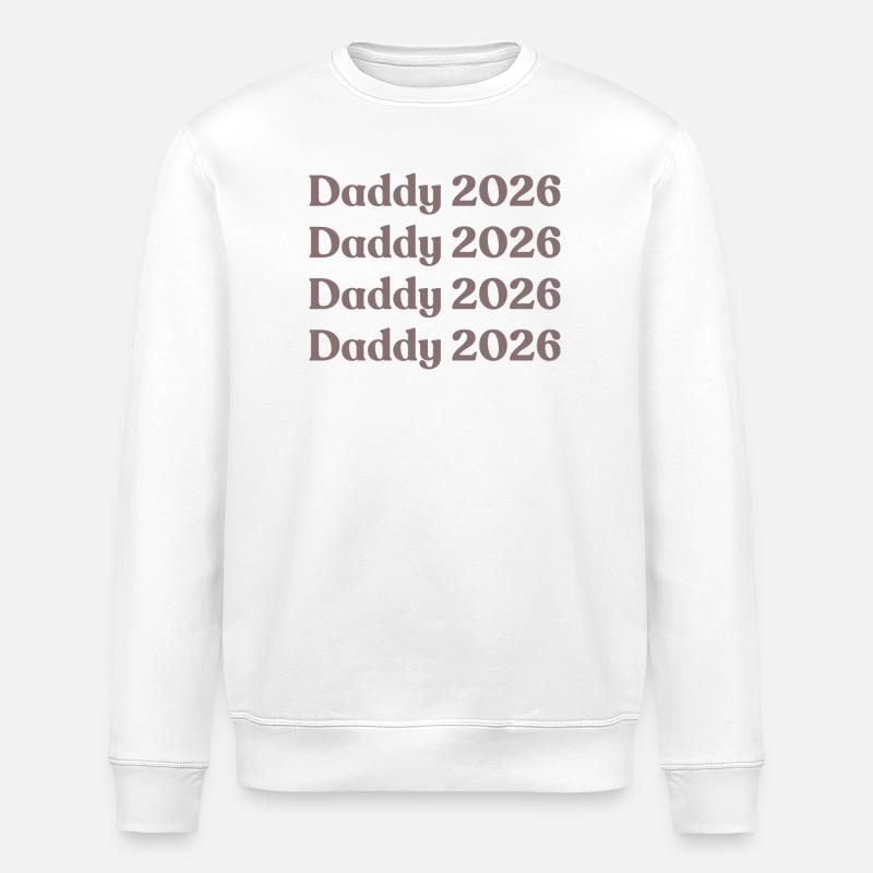Daddy 2026 - Stanley/Stella Unisex Bio-Sweatshirt ROLLER - Weiß