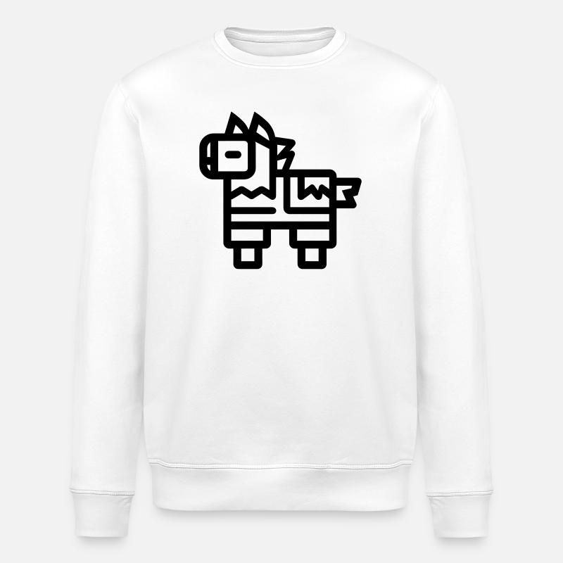Pinata - Stanley/Stella Unisex Bio-Sweatshirt ROLLER - Weiß