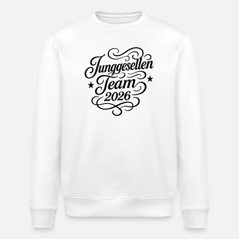 Bachelor Team 2026 Jga - Sweat bio ROLLER Stanley/Stella Unisexe - blanc