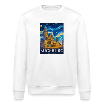 Augsburg Skyline Wirbel - Stanley/Stella Unisex Bio-Sweatshirt ROLLER - Weiß - Vorne - Nik (191cm)