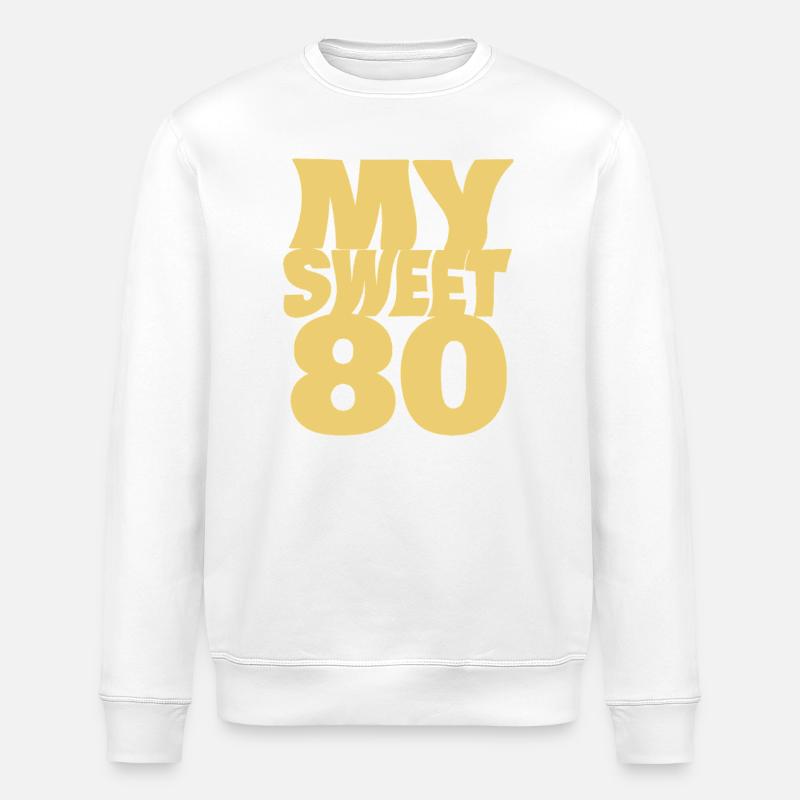 80 - Stanley/Stella ROLLER Unisex Organic Sweatshirt - white