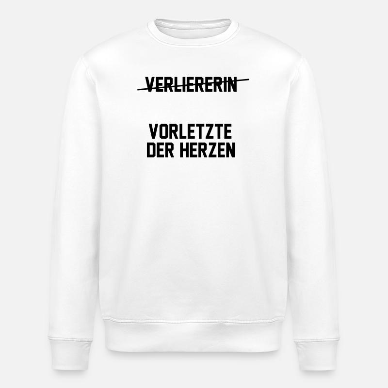 L’avant-dernier des cœurs - Sweat bio ROLLER Stanley/Stella Unisexe - blanc