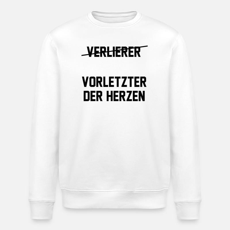 L’avant-dernier des cœurs - Sweat bio ROLLER Stanley/Stella Unisexe - blanc