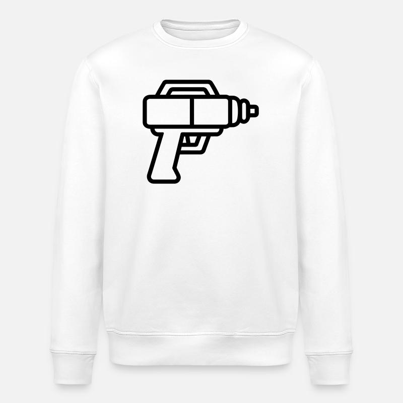 pistolet à eau - Sweat bio ROLLER Stanley/Stella Unisexe - blanc