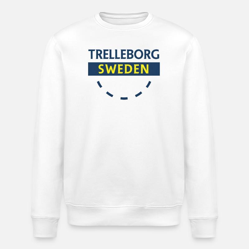 Trelleborg Schweden Circle Logo - Stanley/Stella Unisex Bio-Sweatshirt ROLLER - Weiß