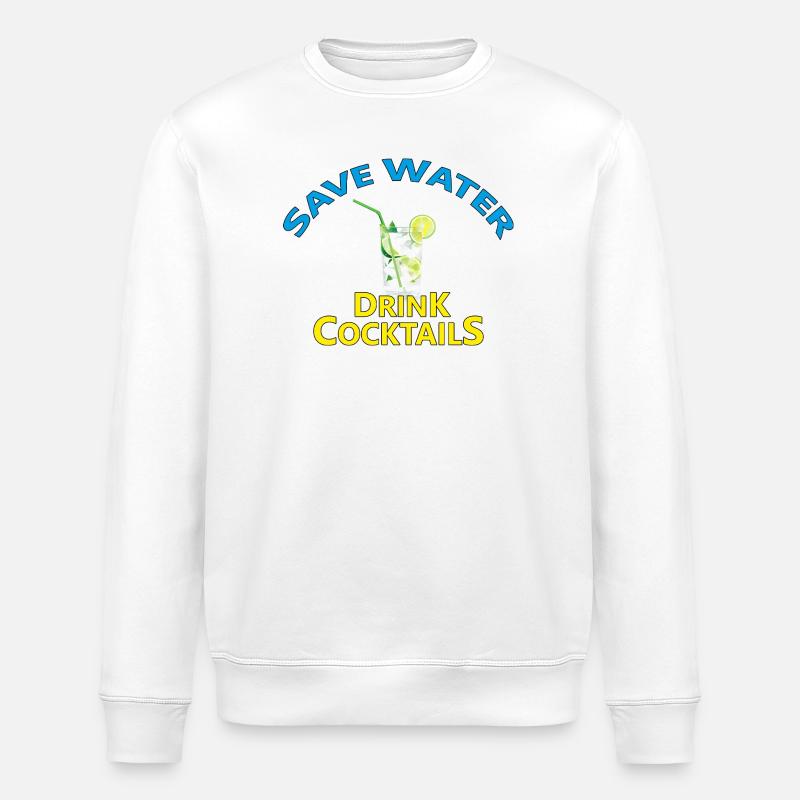 COCKTAILS - Stanley/Stella Unisex Bio-Sweatshirt ROLLER - Weiß