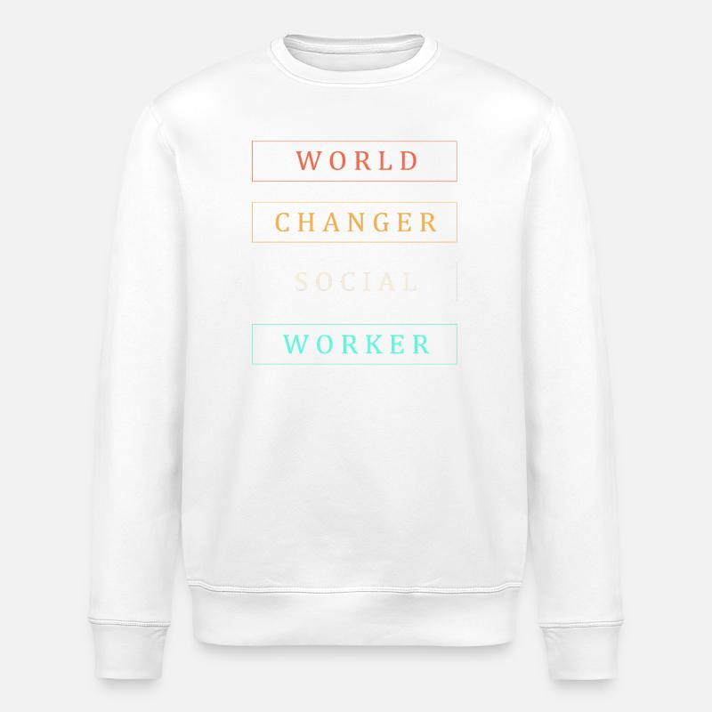 Sozialarbeiterin Sozialpädagoge Sozialarbeiter - Stanley/Stella Unisex Bio-Sweatshirt ROLLER - Weiß