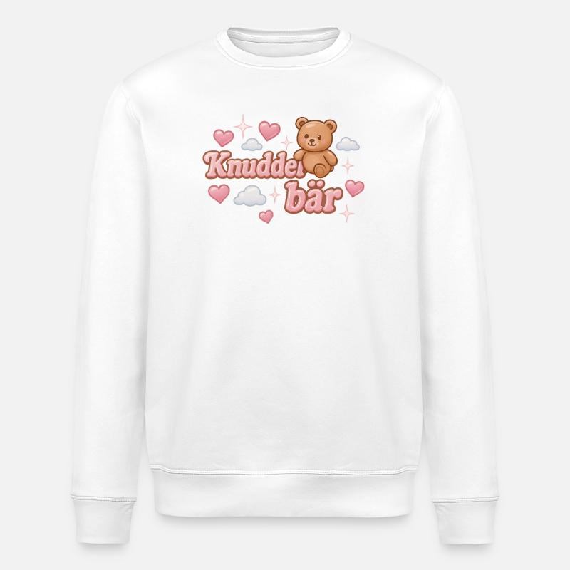 Knuddelbär / Y2K Statement Design - Stanley/Stella ROLLER Unisex Organic Sweatshirt - white