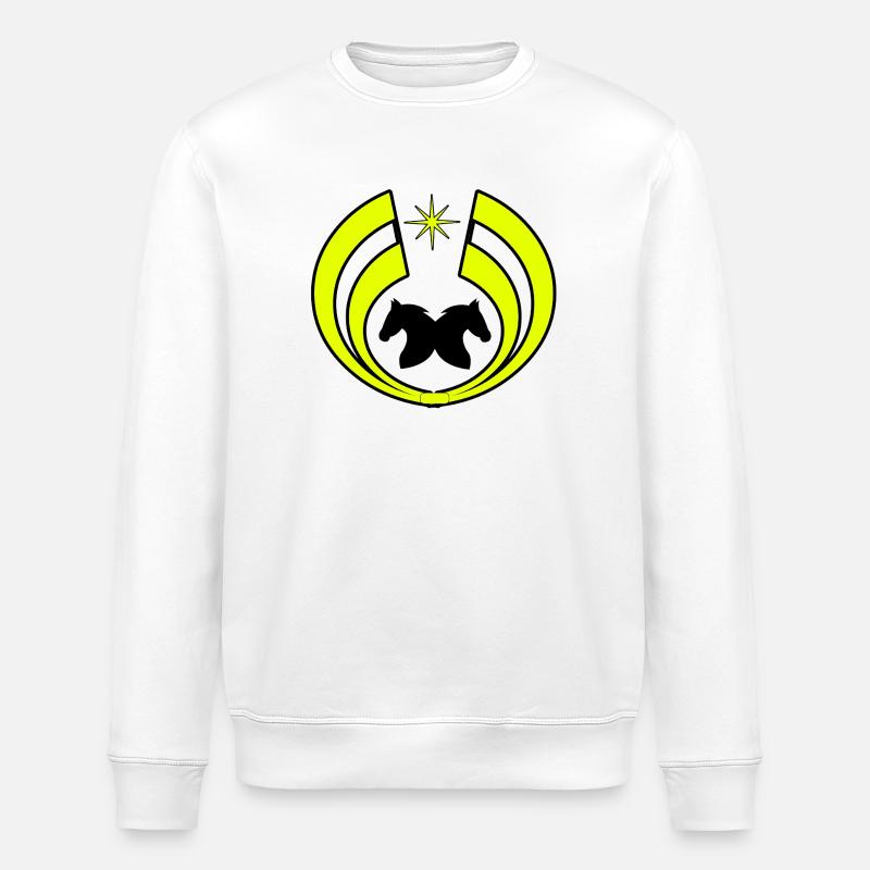 Chevaux - Sweat bio ROLLER Stanley/Stella Unisexe - blanc