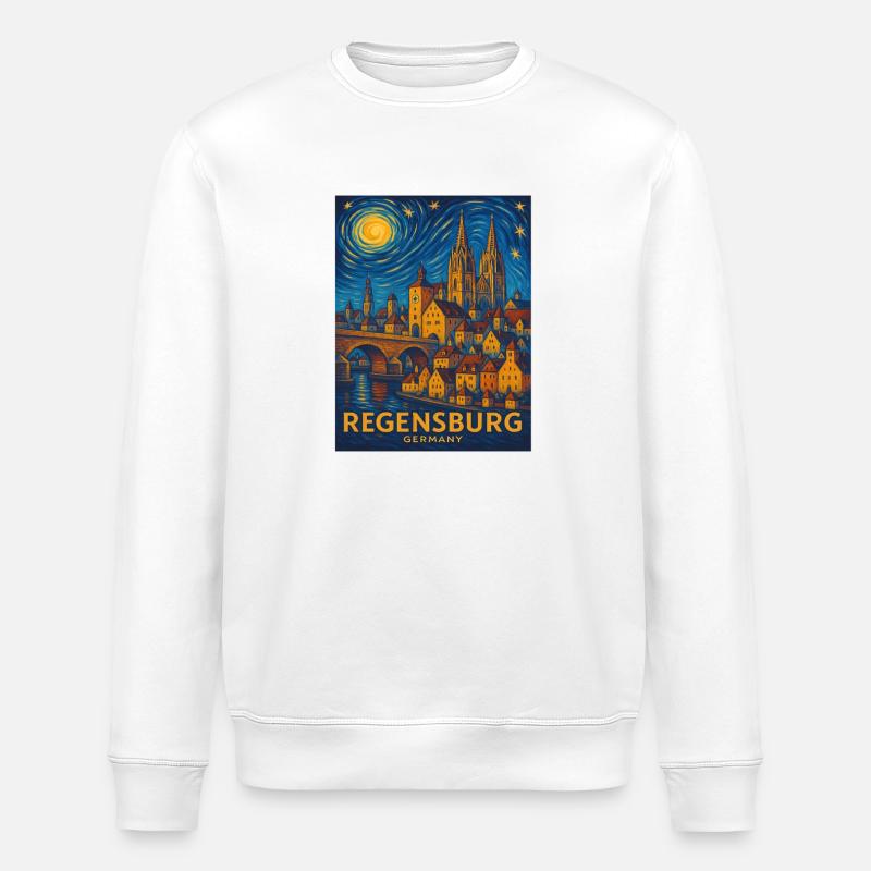 Regensburg - Stanley/Stella Unisex Bio-Sweatshirt ROLLER - Weiß