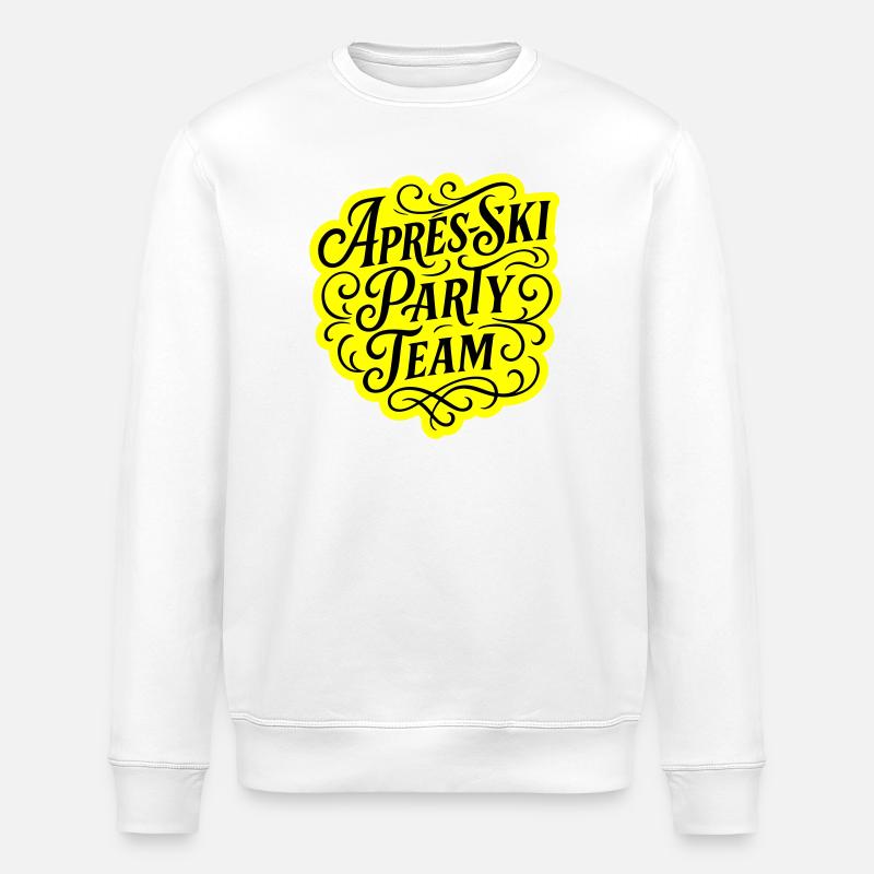 Apres Ski Party Team Spruch - Stanley/Stella Unisex Bio-Sweatshirt ROLLER - Weiß
