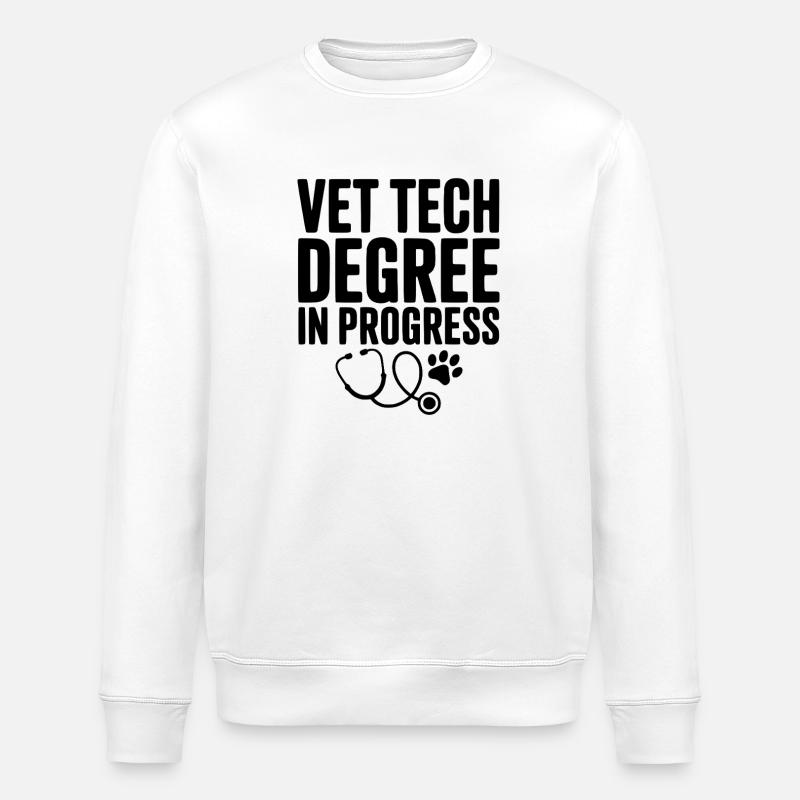 Diplôme de technicien vétérinaire en cours - Sweat bio ROLLER Stanley/Stella Unisexe - blanc