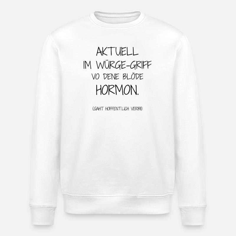 Statement design – irony meets everyday life - Stanley/Stella ROLLER Unisex Organic Sweatshirt - white