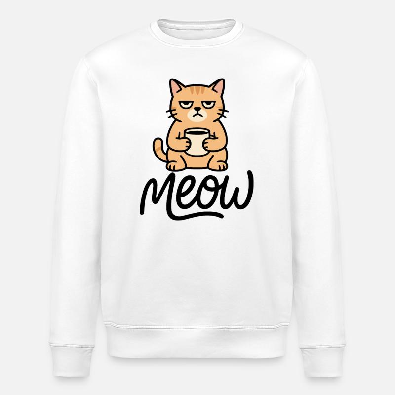 Morgenmuffel - Stanley/Stella Unisex Bio-Sweatshirt ROLLER - Weiß