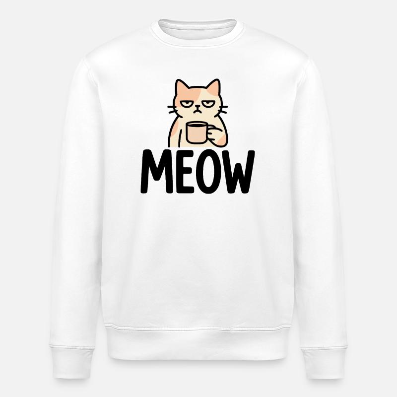 Morgenmuffel - Stanley/Stella Unisex Bio-Sweatshirt ROLLER - Weiß