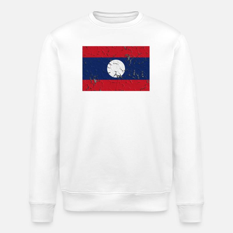 Laos Laos - Stanley/Stella Unisex Bio-Sweatshirt ROLLER - Weiß